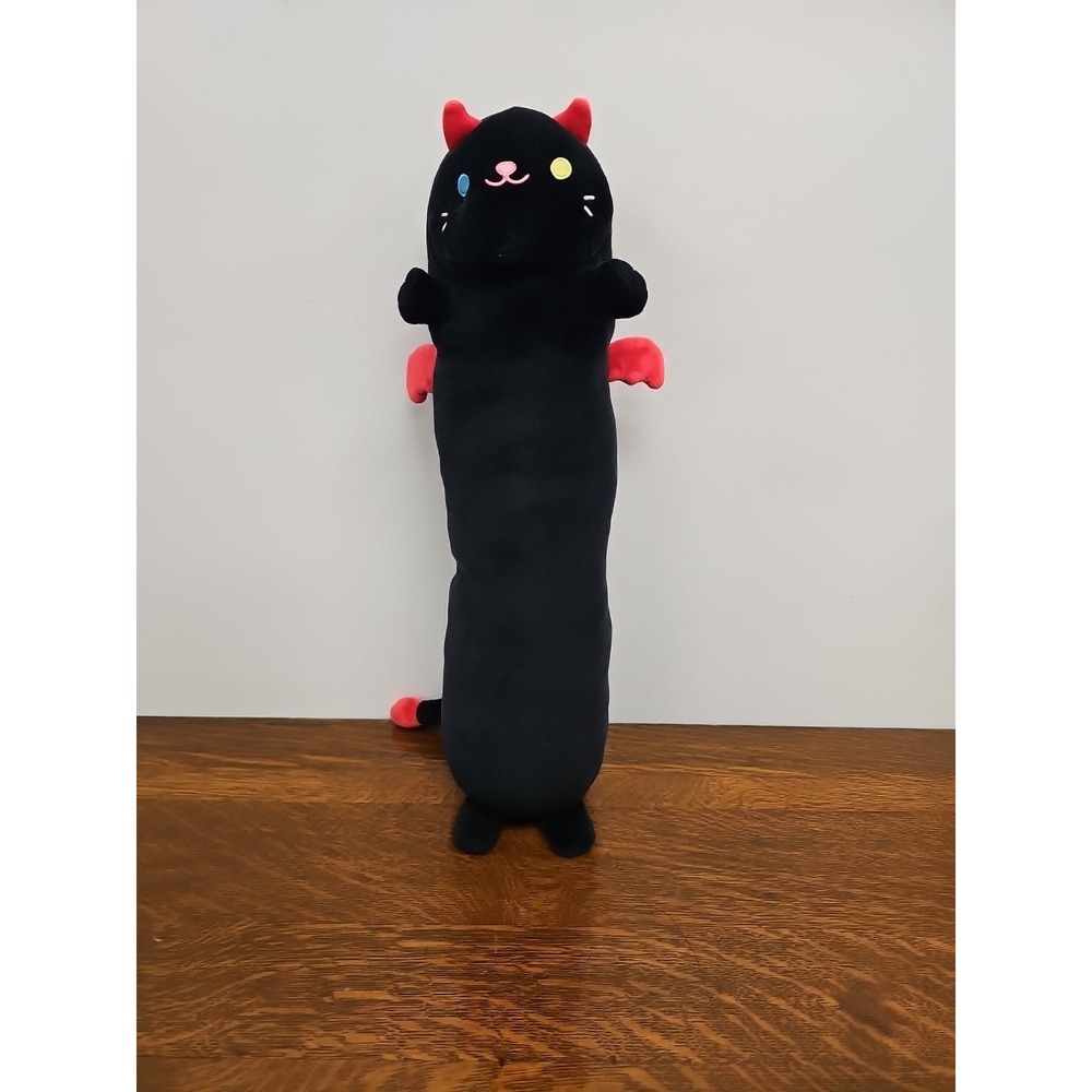 20"‎  Mewaii Long Black Devil Cat Imp Plush Body Cute Stuffed Animals Soft